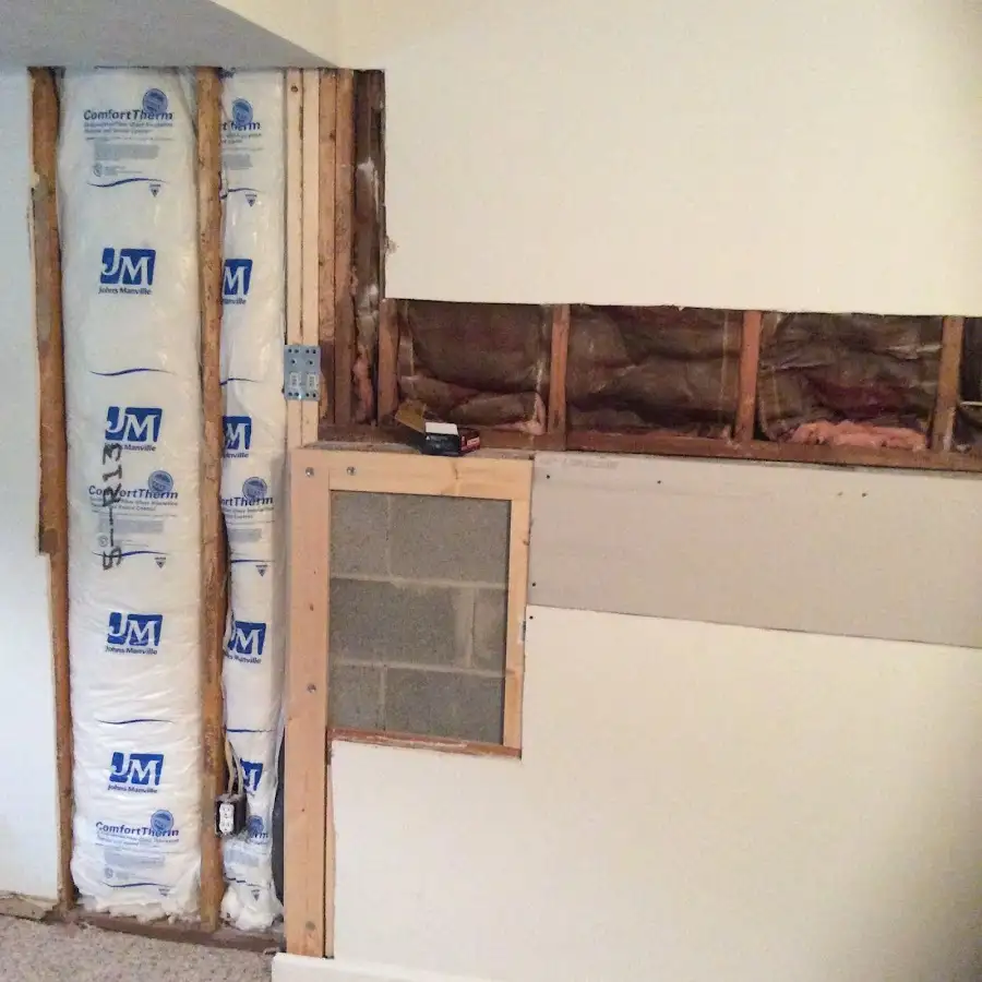 Wall insulation replacement during Odor Removal & Deodorization in Cooper